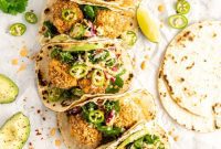 Crunchy Cauliflower Tacos with Smoky Chipotle Crema