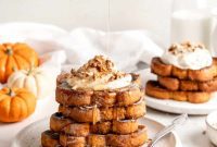 Spiced Vegan Pumpkin French Toast