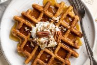Spiced Pumpkin Waffles
