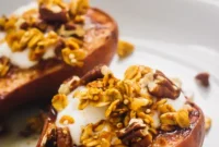 Vegan Cinnamon Baked Pears