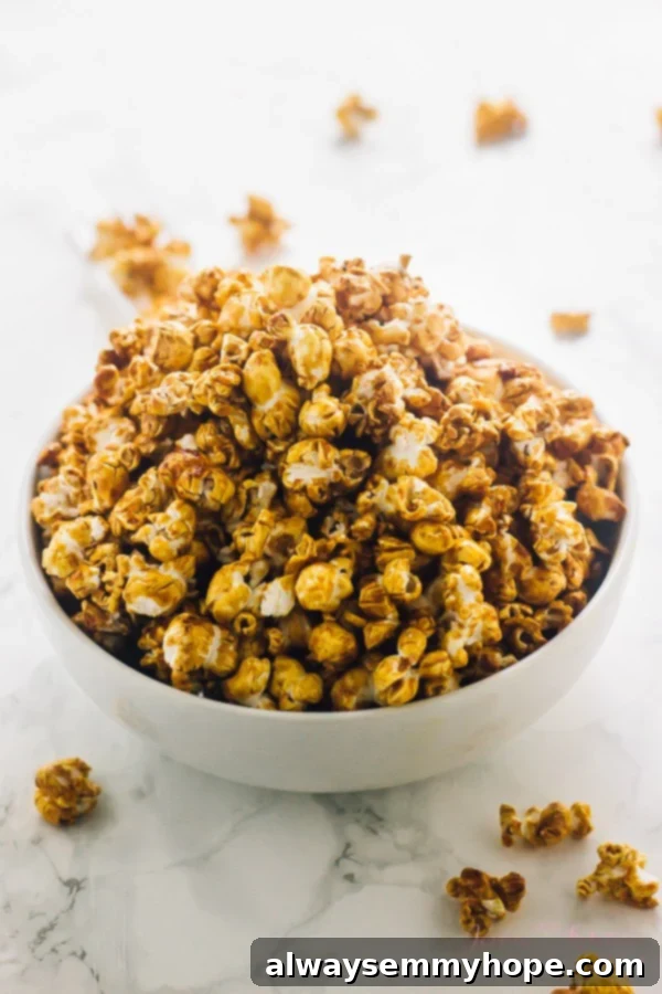 Irresistible Vegan Caramel Popcorn 1 featured 10674