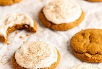 Pillowy Vegan Pumpkin Cookies
