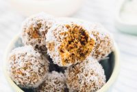 Quick Vegan No Bake Carrot Cake Energy Bites