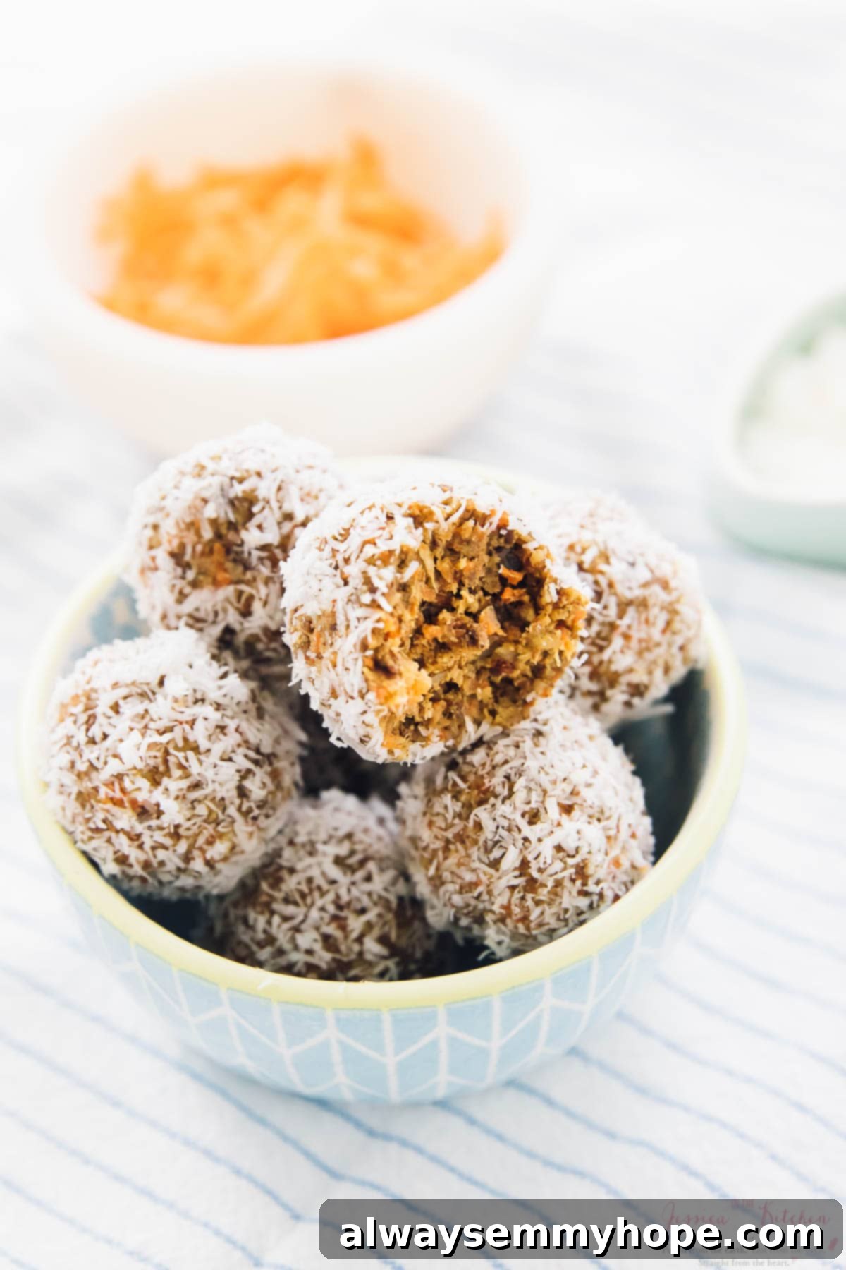 Quick Vegan No Bake Carrot Cake Energy Bites 1 featured 12760