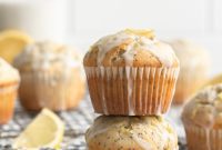 Zesty Vegan Lemon Poppyseed Muffins