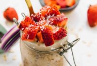 Tropical Strawberry Coconut Overnight Oats
