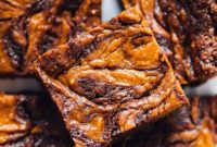 Fudgy Pumpkin Brownies