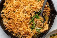 Homemade Vegan Green Bean Casserole