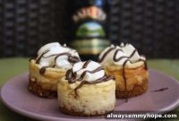 Mini Baileys Cheesecakes