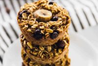 Chunky Monkey Banana Bread Oatmeal Muffins