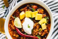Hearty Vegan Gluten Free One Pot Red Lentil Chili