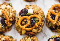 Chewy Peanut Butter Banana Oatmeal Cookies