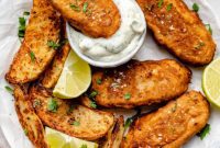 Vegan Fish Sticks & Tartar Sauce