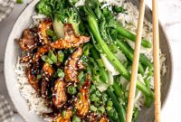 Glazed Sesame Shiitake Mushrooms