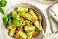 Vegan Pesto Pasta Ready in 20 Minutes