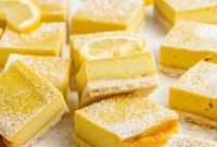 Zesty Vegan Lemon Bars