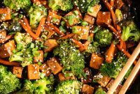 Glazed Ginger Tofu Stir-Fry