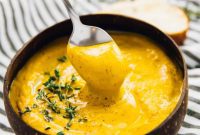 One Pan Roasted Sweet Potato Soup