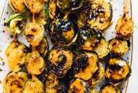 Sweet and Tangy Grilled Brussels Sprouts