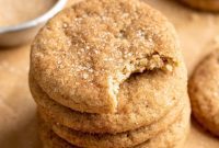 Thick and Soft Vegan Snickerdoodle Cookies