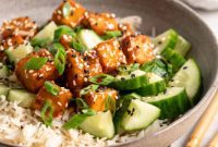 Air Fried Orange Tofu