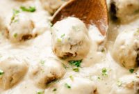 Comforting Vegan Swedish Meatballs