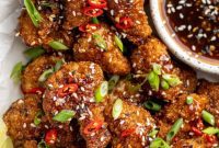 Crispy General Tso Cauliflower
