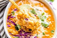 Creamy Vegan Coconut Curry Lentil Soup