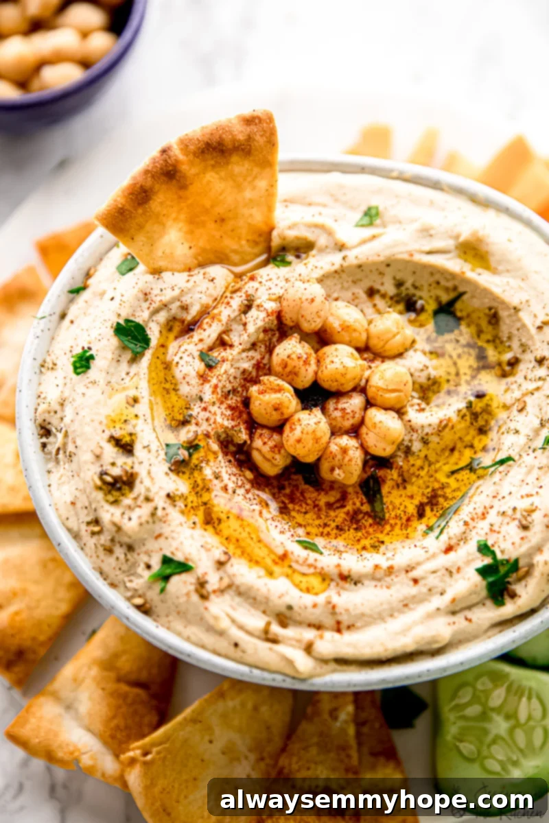 The Ultimate Homemade Hummus 1 featured 25191