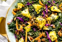 Creamy Sesame Tahini Kale Salad