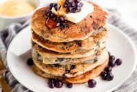 Effortless Vegan Blueberry Pancakes