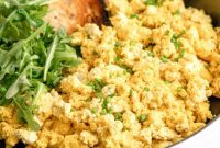 Light and Fluffy Tofu Scramble
