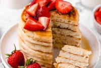 Fluffy Homemade Vegan Pancakes