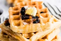 Irresistibly Fluffy Crispy Vegan Waffles