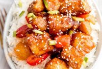 Crispy Vegan Sweet and Sour Tofu