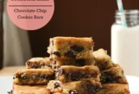 Decadent Ghirardelli Chocolate Chip Cookie Bars