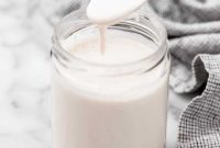 Homemade Vegan Heavy Cream