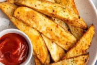 Crispy Air Fryer Potato Wedges