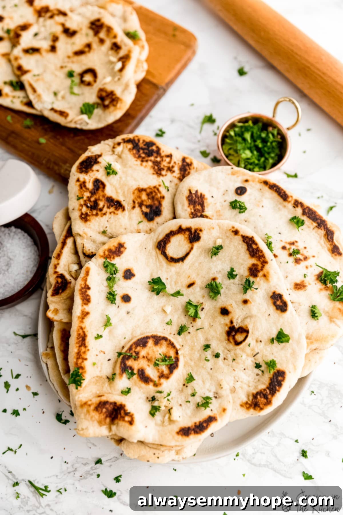 Delicious Homemade Vegan Naan 1 featured 4857