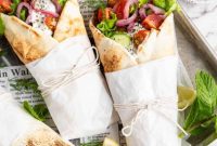 Plant-Based Tempeh Gyro Wraps