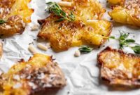 Golden Crispy Smashed Potatoes