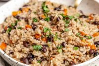 Cuban Black Beans and Rice Congri