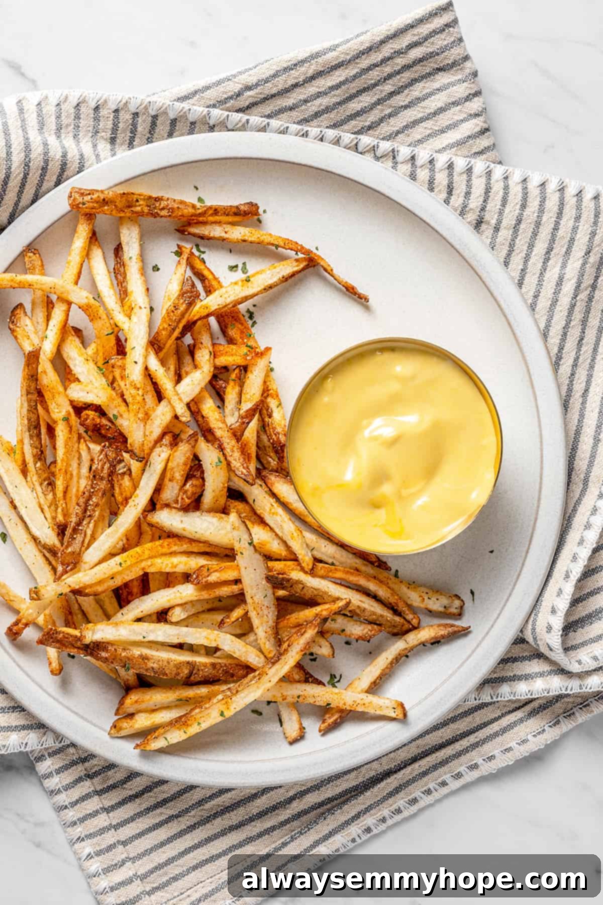 Crispy Air Fryer Shoestring Fries 1 featured 52271