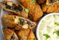 Crispy Vegan Southwest Egg Rolls