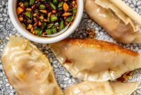 Flavorful Vegan Dumplings with Zesty Dipping Sauce