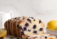 Zesty Lemon Blueberry Bread