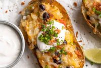 Cheesy Bacon Potato Boats
