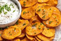 Golden Sweet Potato Crisps