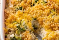 Cheesy Broccoli Rice Bake