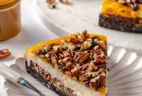 Chocolate Caramel Pecan Cheesecake